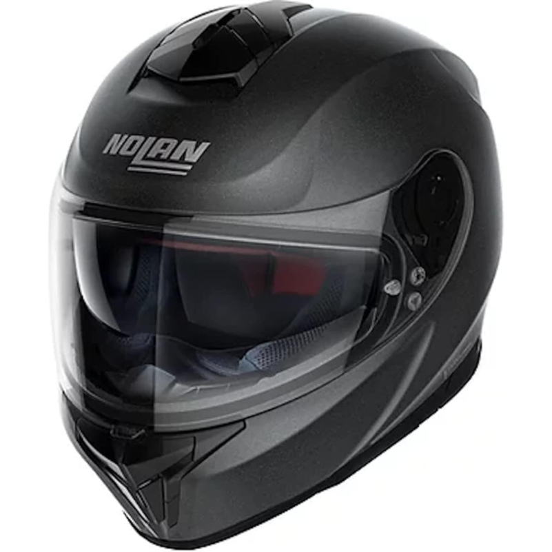nolan-matte-black-motorcycle-helmet